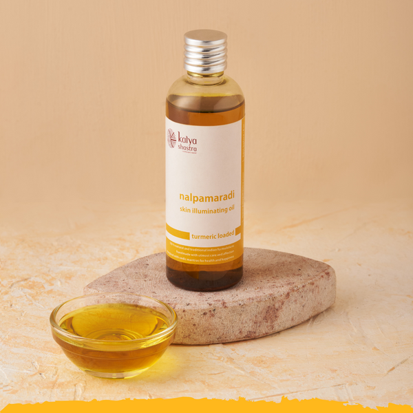 Nalpamaradi  - traditional turmeric oil formulation for glowing skin