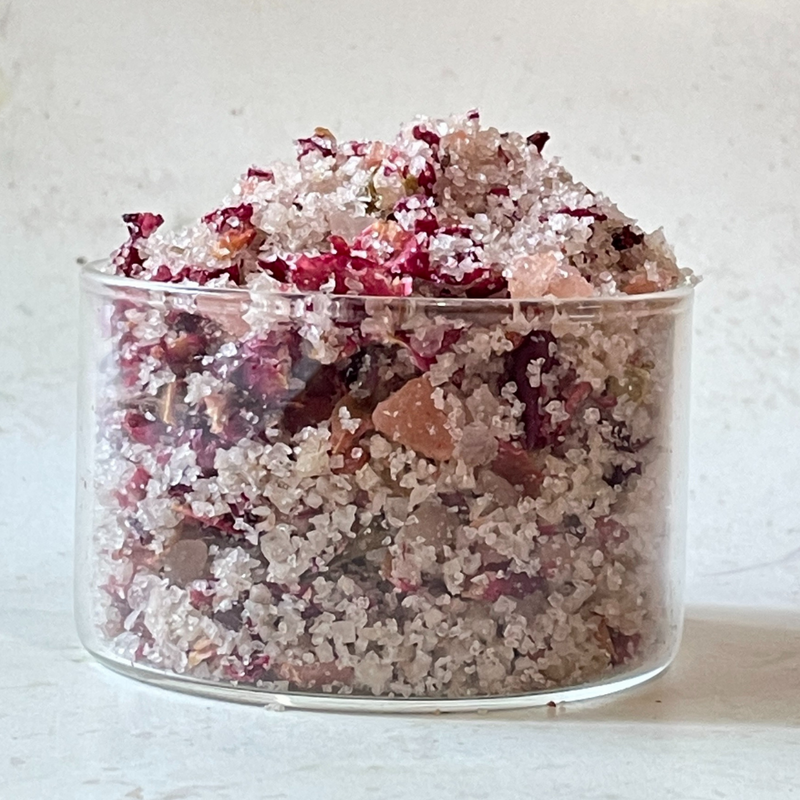 snaana lavanam - javaa - rose bath salt - 100 gms