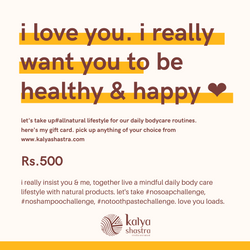 Gift Card for a mindful natural lifestyle