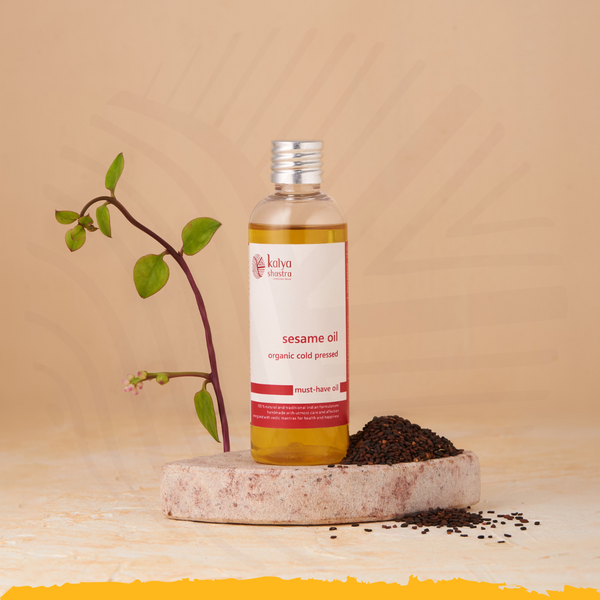 sesame oil -100% pure and organic sesame oil 100ml