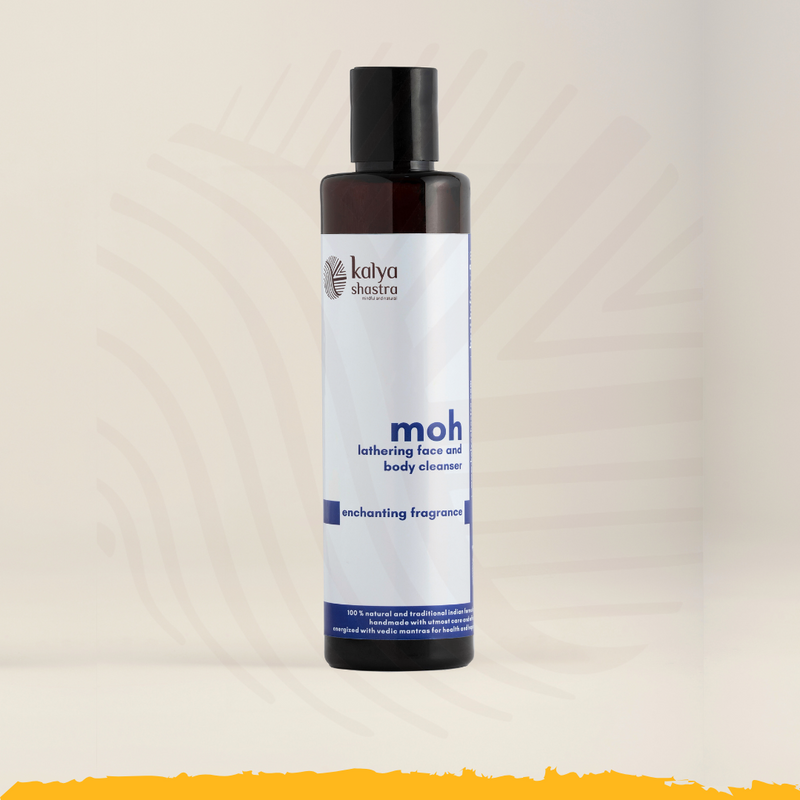 moh liquid : lathering face & body cleanser