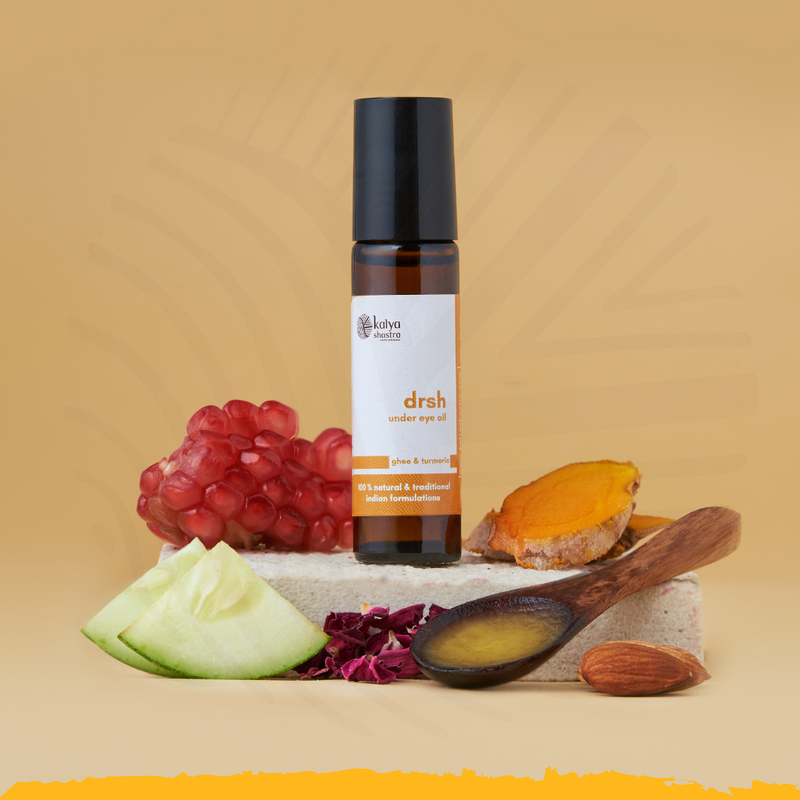 drsh - under eye oil made from ghee and turmeric