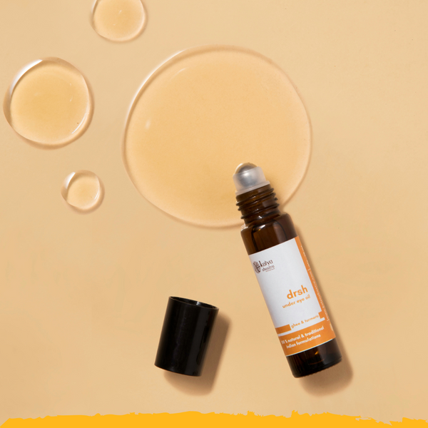 drsh - under eye oil made from ghee and turmeric