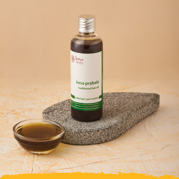 kesa prabala - 100% natural daily hair care oil-  treats & prevents hair loss