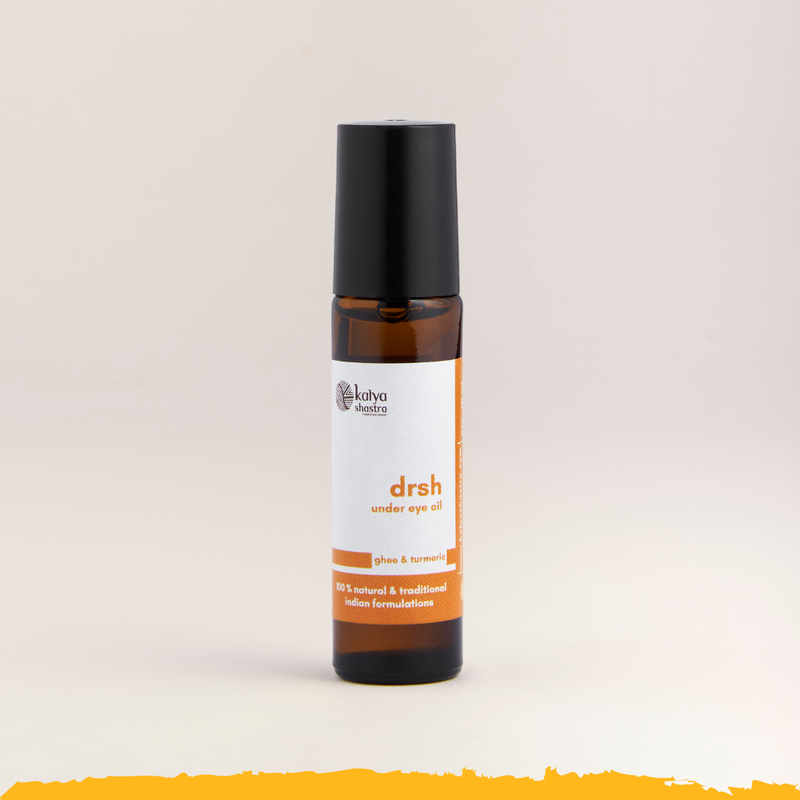 drsh - under eye oil made from ghee and turmeric