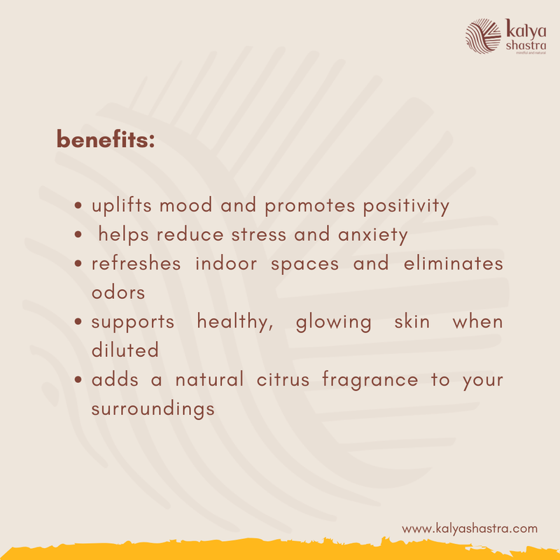 orange essential oil : 5ml