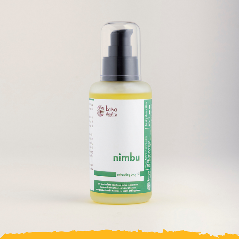 nimbu refreshing body oil