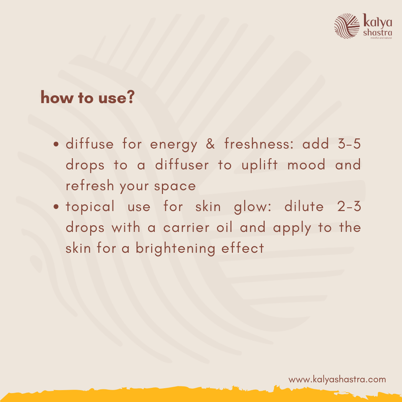 orange essential oil : 5ml