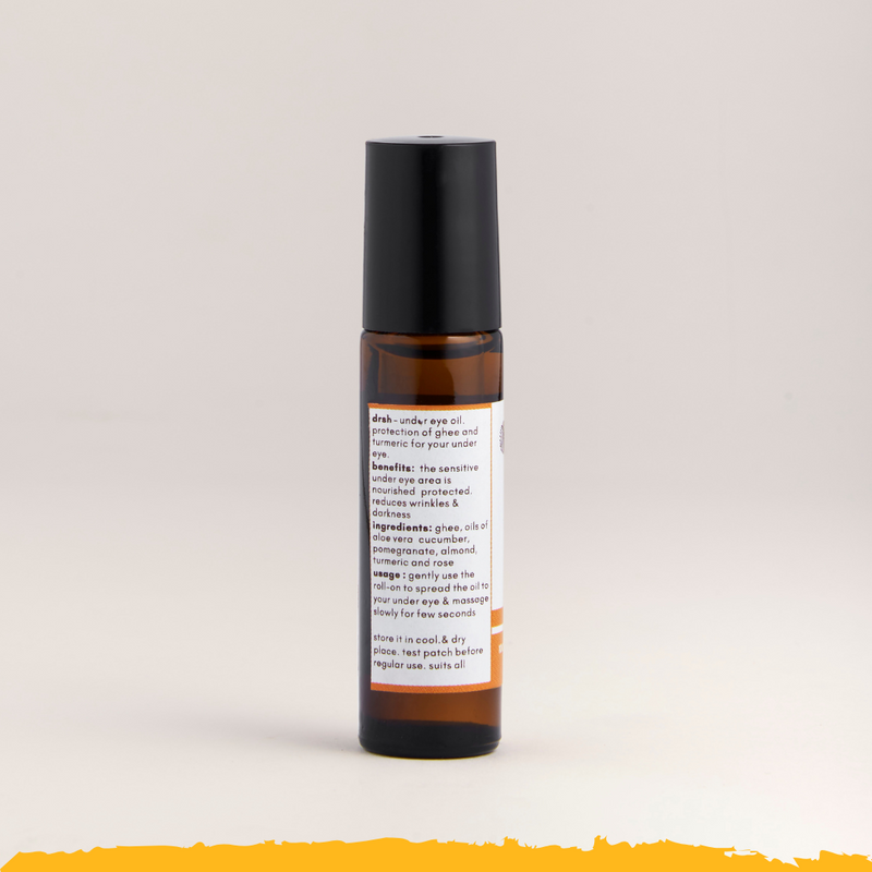 drsh - under eye oil made from ghee and turmeric