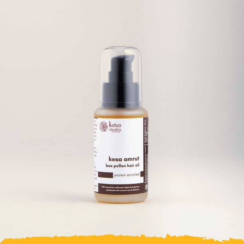 kesa amrut- bee pollen natural hair oil