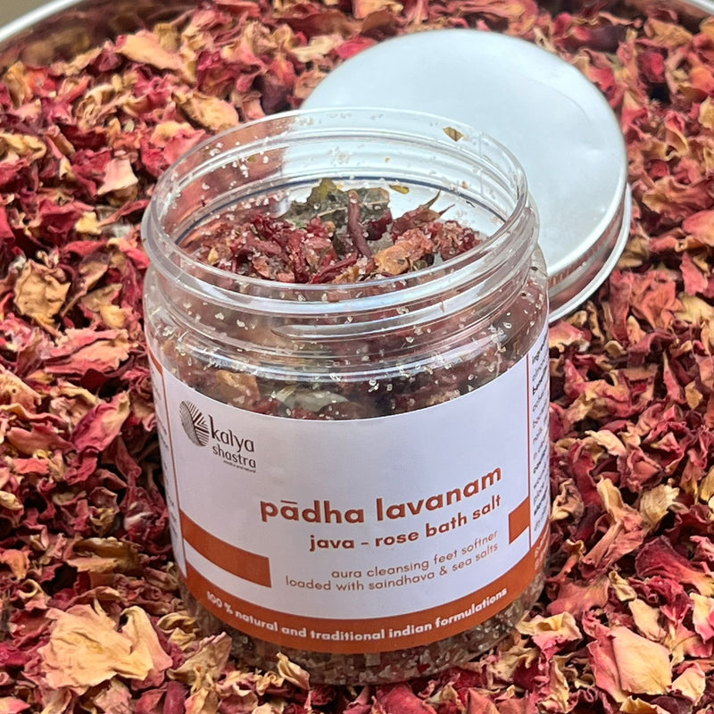 bath & foot salt jar combo