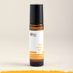 thuti lip oil - orange - 100% natural ghee lip oil