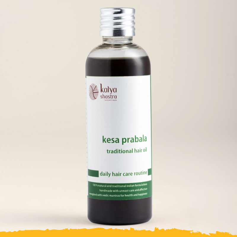 kesa prabala - 100% natural daily hair care oil-  treats & prevents hair loss