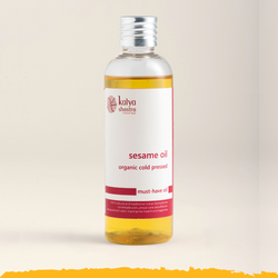 sesame oil -100% pure and organic sesame oil 100ml