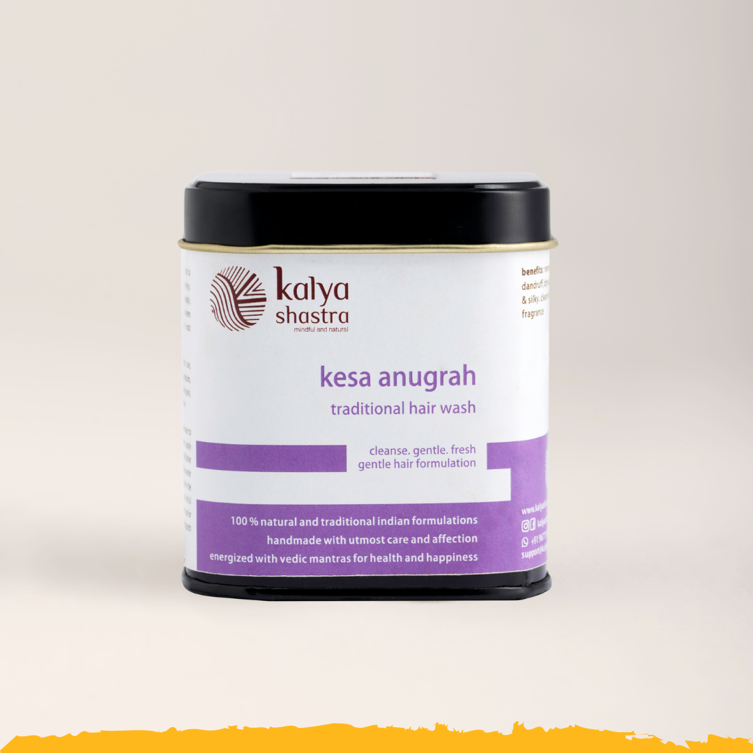 kesa anugrah - traditional shikekai hair wash powder – kalyashastra