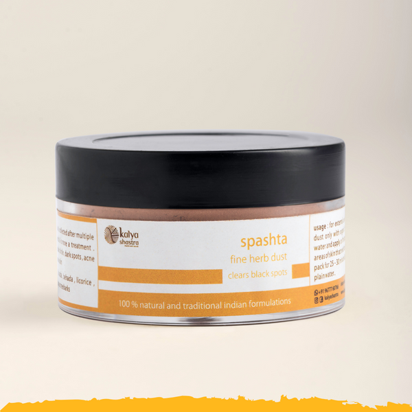 spashta - herb dust - dark spot treatment - 25gms