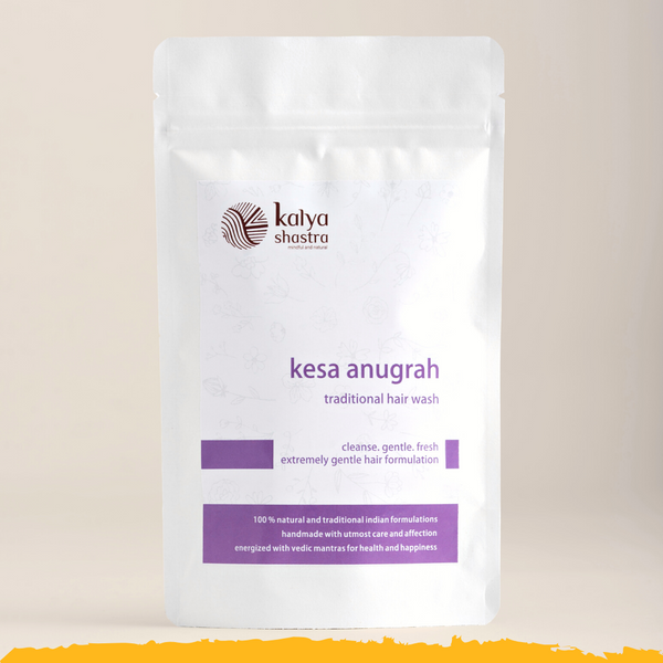 kesa anugrah - traditional shikekai hair wash powder – kalyashastra