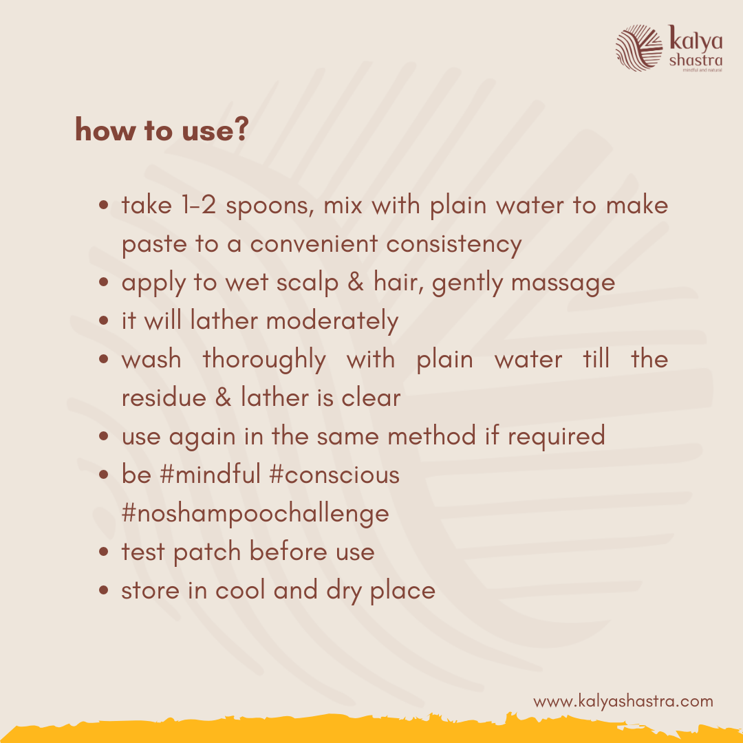 kesa anugrah - traditional shikekai hair wash powder – kalyashastra