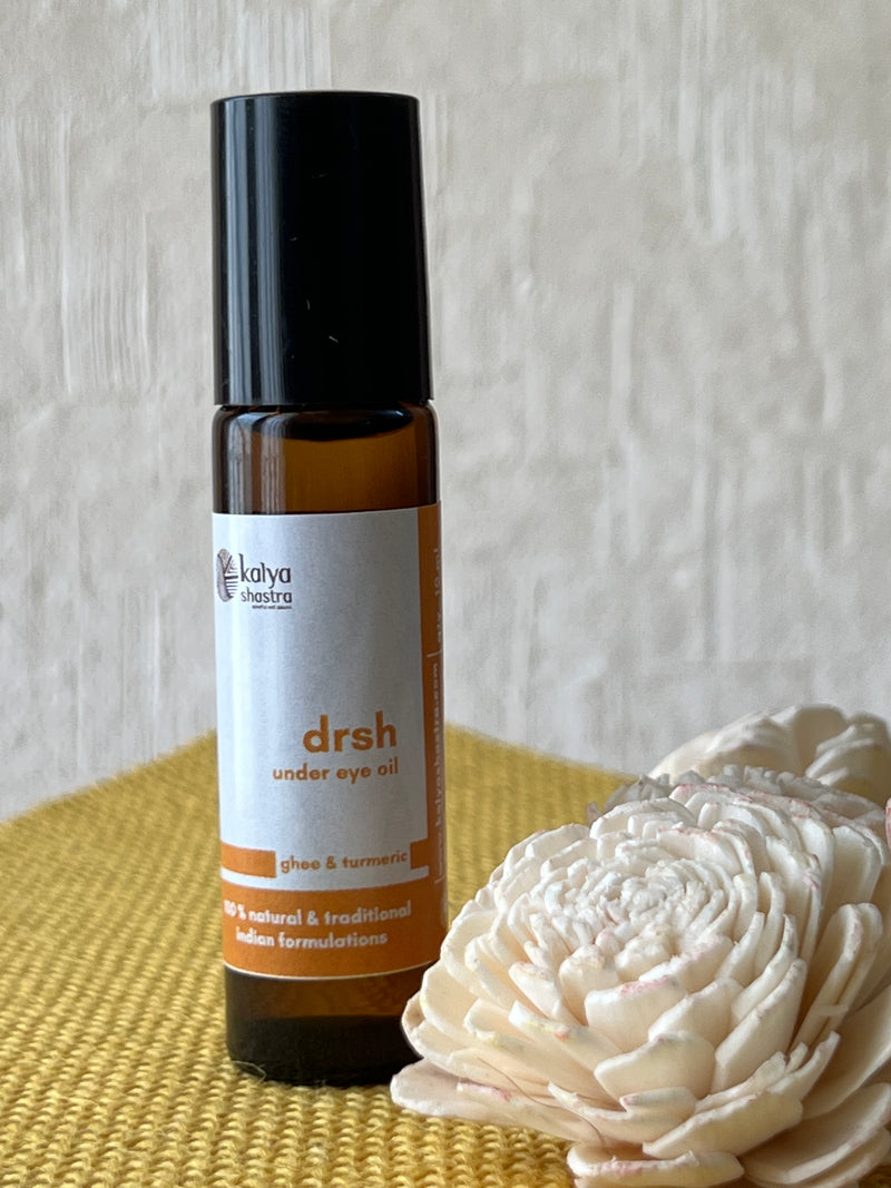drsh - under eye oil made from ghee and turmeric